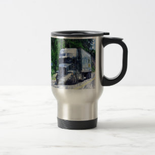 Big Rig Cargo Lorry Trucker's Travel Mug