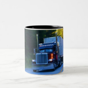 Big Rig Cargo Truck Coffee Mug