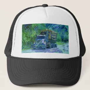 Big Rig Logging Truck Driving Trucker Hat Series