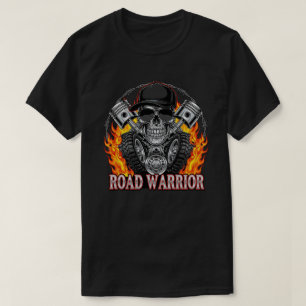 Big Rig Skull Grill Vector Design T-Shirt