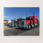 Big Rig Trucks At USA Truck Stop