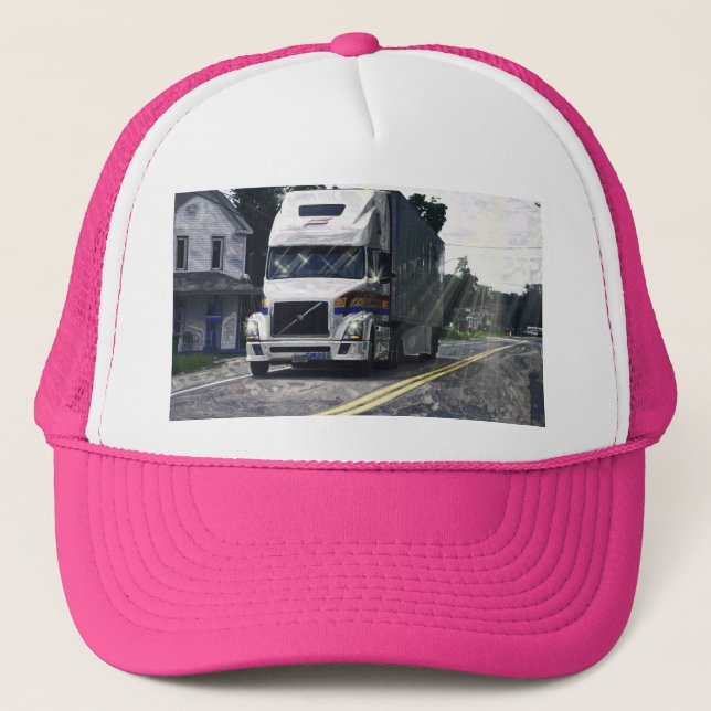 Big Rigs Heavy Transport Trucker's Hat (Front)