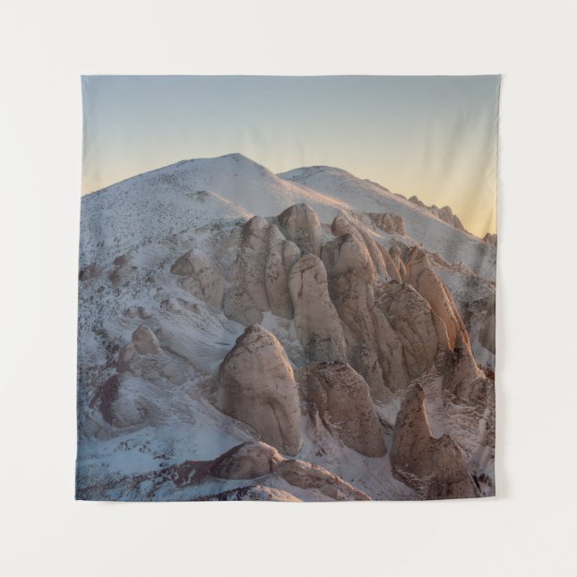 BIG ROCK FORMATIONS COVERED WITH SNOW TAPESTRY (Front)