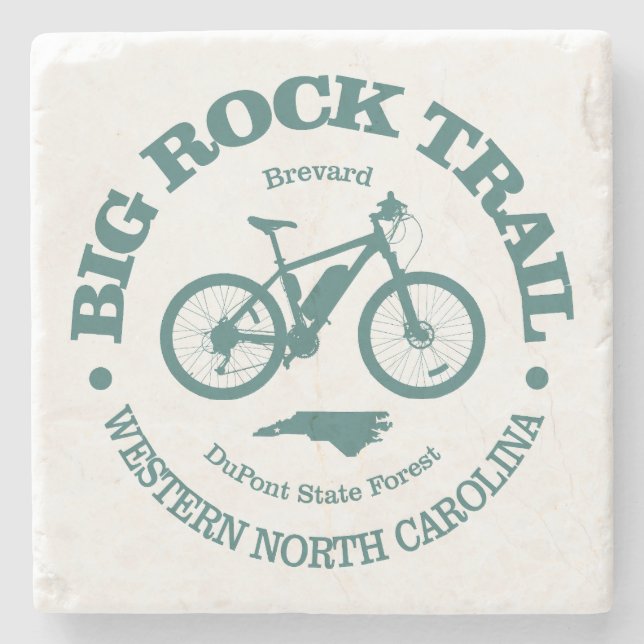 Big Rock Trail (MTB) Stone Coaster (Front)