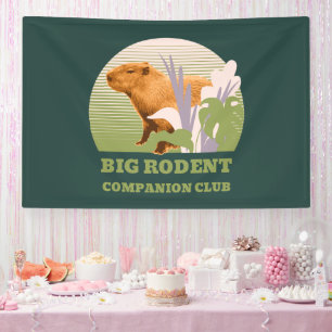 Big Rodent Companion Club Capybara Banner