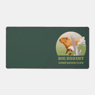 Big Rodent Companion Club Capybara Desk Mat