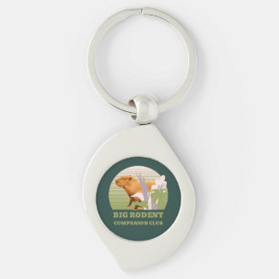 Big Rodent Companion Club Capybara Key Ring