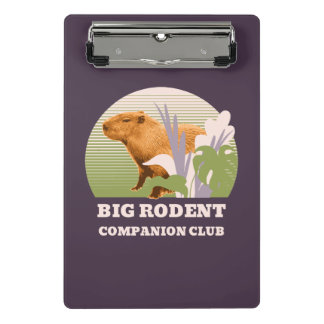Big Rodent Companion Club Capybara Mini Clipboard