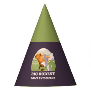 Big Rodent Companion Club Capybara Party Hat