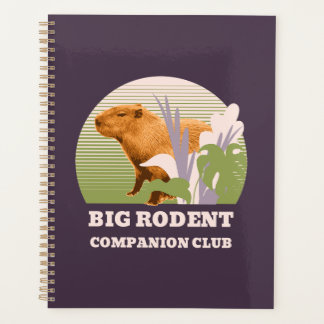 Big Rodent Companion Club Capybara Planner
