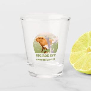 Big Rodent Companion Club Capybara Shot Glass