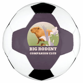 Big Rodent Companion Club Capybara Soccer Ball