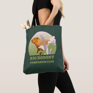 Big Rodent Companion Club Capybara Tote Bag