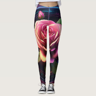 Big Rose Leggings