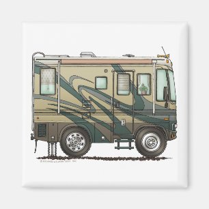 Big RV Camper Magnets
