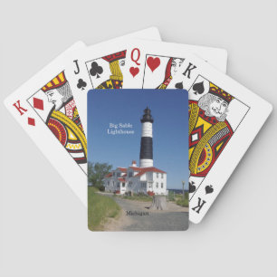 Big Sable Lighthouse playing cards