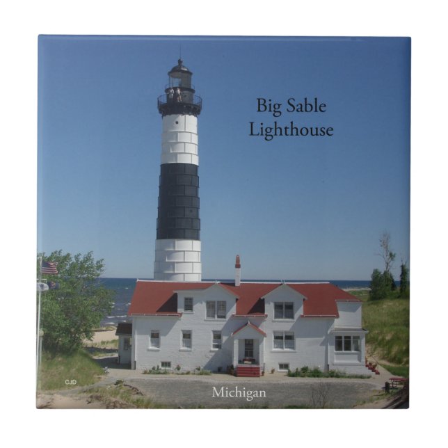 Big Sable Lighthouse tile (Front)