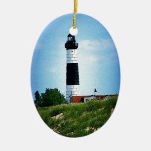 Big Sable Point Lighthouse Ceramic Ornament