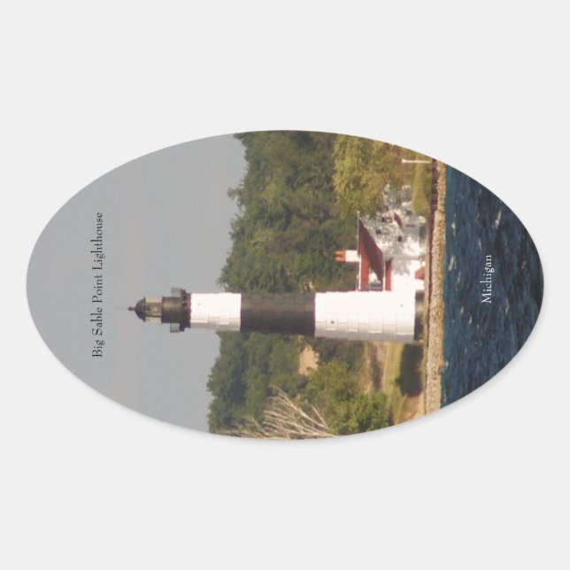 Big Sable Point Lighthouse from water sticker (Front)