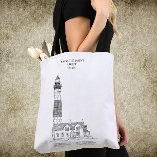 Big Sable Point Lighthouse - Michigan - BD Tote Bag