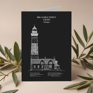 Big Sable Point Lighthouse - Michigan – PD Thank You Card