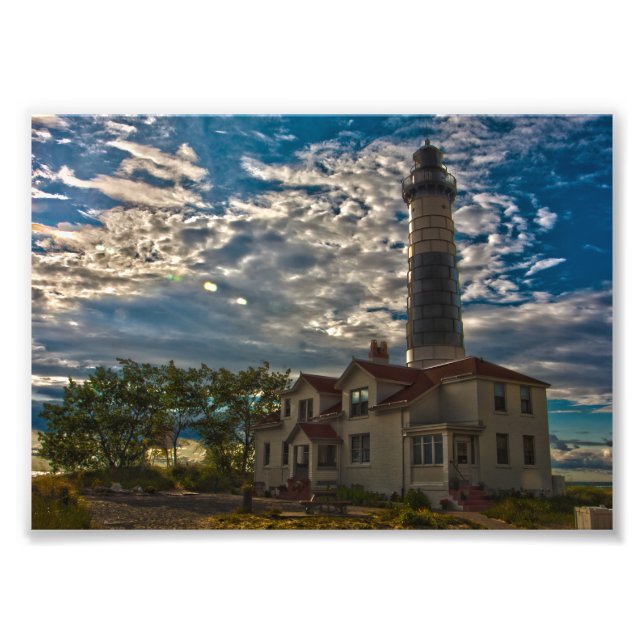 Big Sable Point Lighthouse, Michigan Photo Print (Front)
