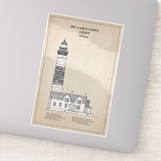 Big Sable Point Lighthouse - Michigan - SBD (Detail)