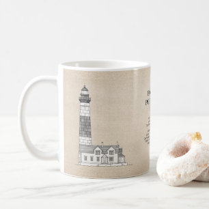 Big Sable Point Lighthouse - Michigan - SBD Coffee Mug