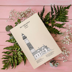 Big Sable Point Lighthouse - Michigan - SBD Postcard