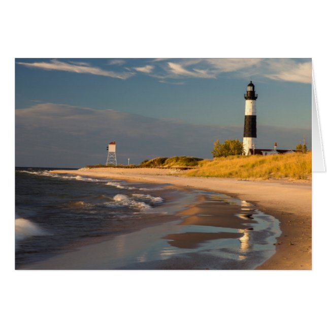 Big Sable Point Lighthouse On Lake Michigan 2 (Front Horizontal)