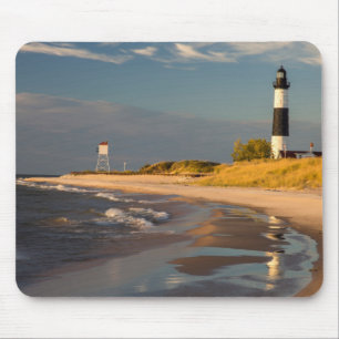 Big Sable Point Lighthouse On Lake Michigan 2 Mouse Pad