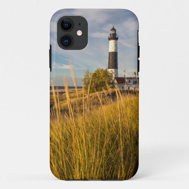 Big Sable Point Lighthouse On Lake Michigan Case-Mate iPhone Case (Back)