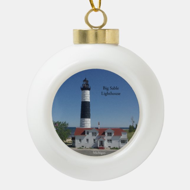 Big Sable Point Lighthouse ornament (Front)