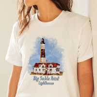 Big Sable Point Lighthouse Watercolor - Michigan