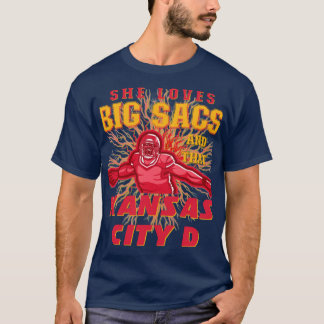Big Sacs Defence Tailgating Kansas City Chiefs Re T-Shirt