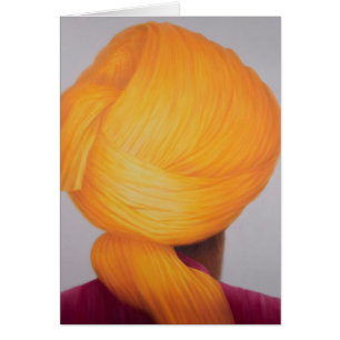Big Saffron Turban
