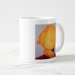 Big Saffron Turban Large Coffee Mug