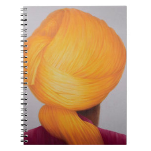 Big Saffron Turban Notebook