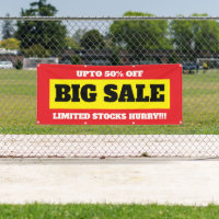 Big Sale Custom Editable Banner