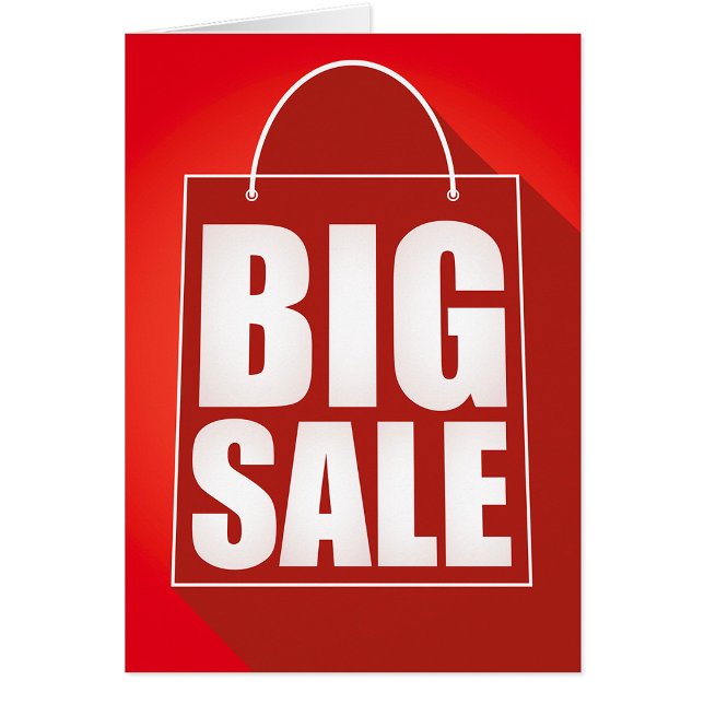 Big Sale Red Retail Bag Design (Creator Uploaded)