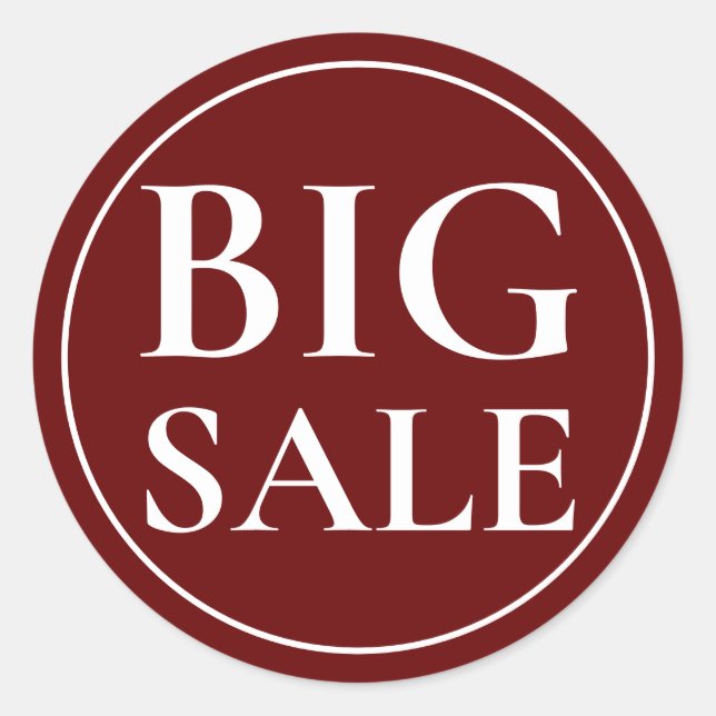Big Sale Sticker (Front)