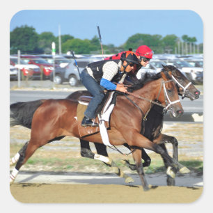 Big Sandy Workouts Square Sticker