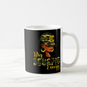 Big Scorpio Energy Camouflage Black Woman Cap Zodi Coffee Mug