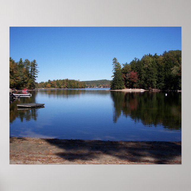 Big Sebago Lake, Maine Poster (Front)