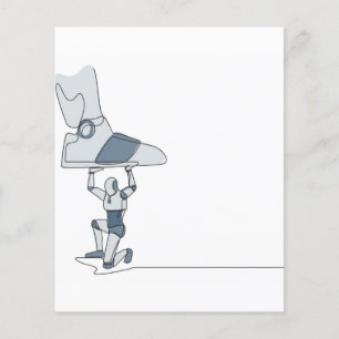 Big shoes crush machine flyer