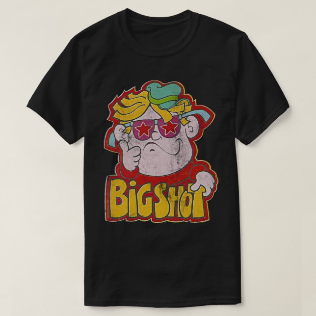 Big Shot 70s Candy Aesthetic T-Shirt (Design Front)