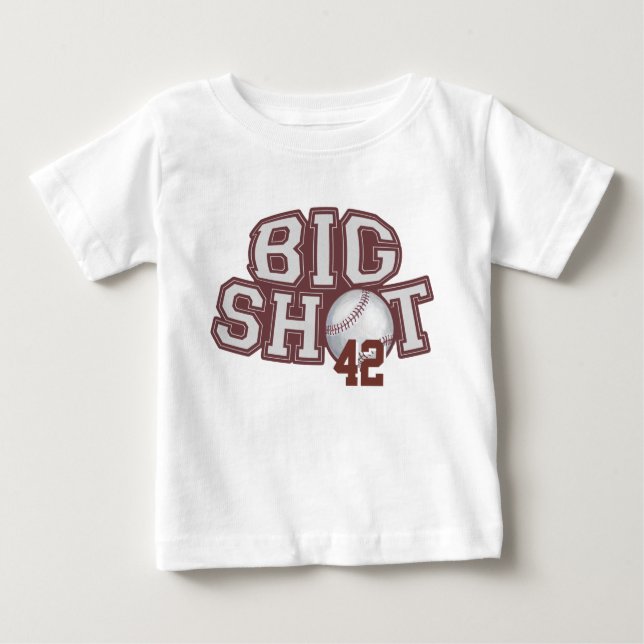 Big Shot Baseball Baby T-Shirt (Front)