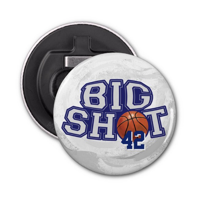 Big Shot Basketball Bottle Opener (Front)