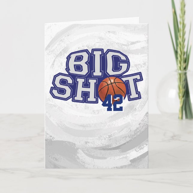 Big Shot Basketball Card (Front)