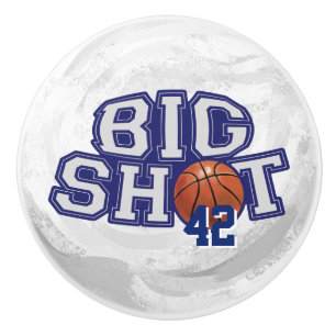 Big Shot Basketball Ceramic Knob